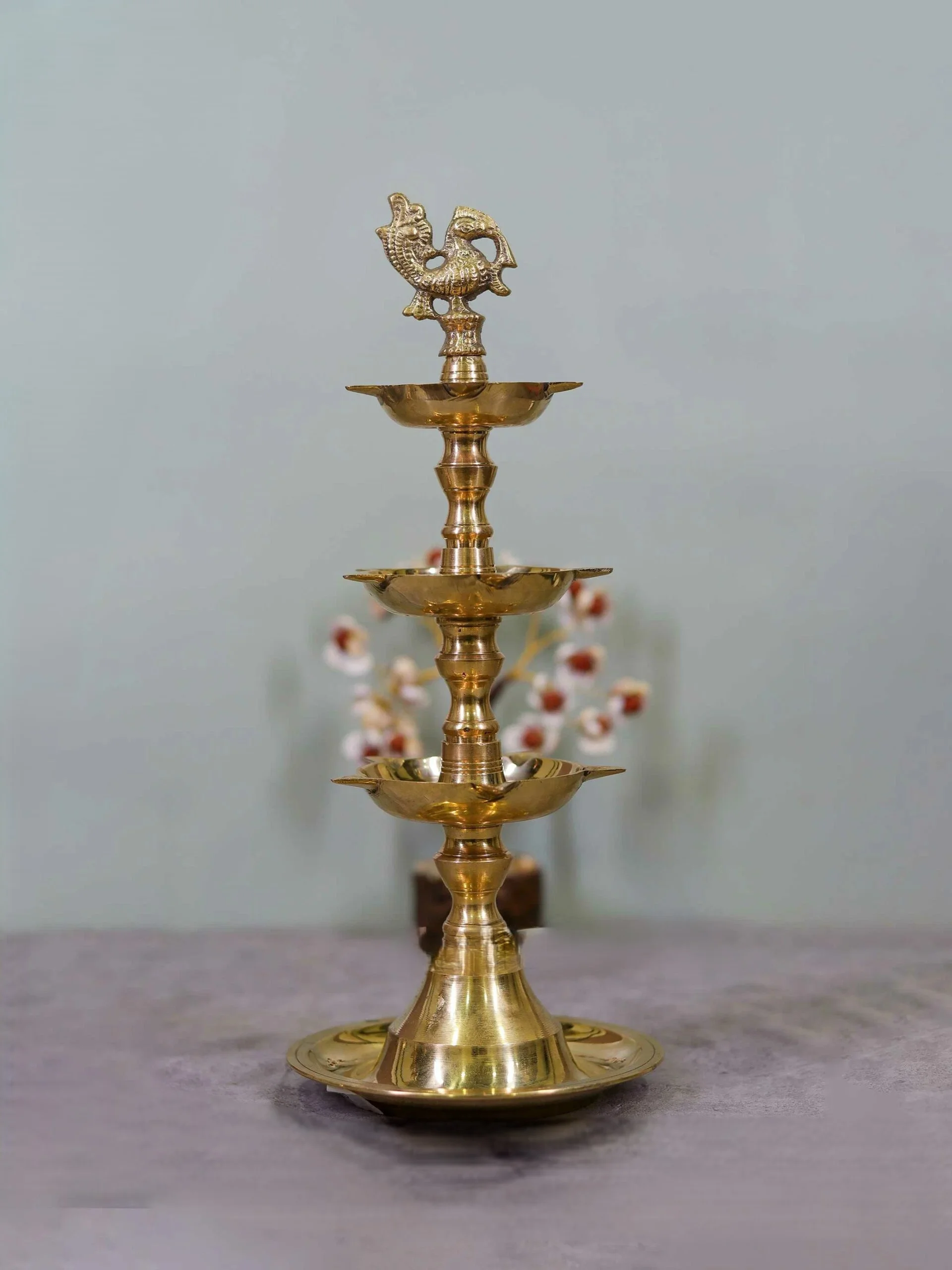 3 Step Annam Kuthu Vilakku 11″INCH